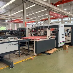 Heavy Duty Corrugated Box Folder Gluer Stitcher for Thick Board thumbnail-3