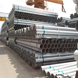 ASTM A53 BS 1387 Hot Dipped Galvanized ERW Round Steel Pipe thumbnail-3