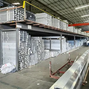High Strength Alloy Aluminum Square & Rectangular Hollow Tube Anodized Finish Extruded Aluminium Profile for Building Framework Decoration thumbnail-3