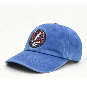Premium 6 Panel Baseball Cap With Personalized 3D Embroidery Design thumbnail-5