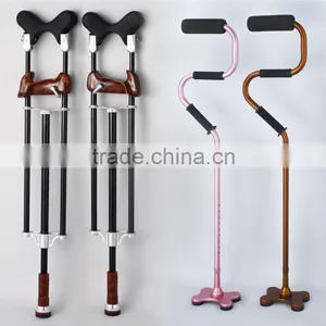 Taiwan Healthcare Products Aluminum Foldable Crutch thumbnail-6