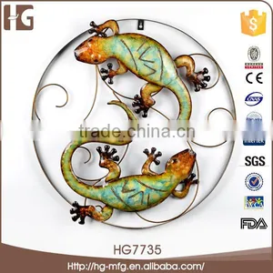 Promotional Elegant Candle Holder Metal Gecko Wall Decor thumbnail-2