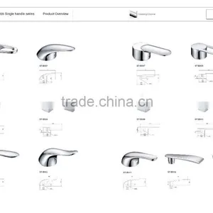 Zinc Kitchen Faucet Handle,basin Mixer Removable Handles,sink Tap Single Handle thumbnail-5