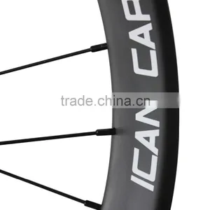 2016 ICAN BIKE 26er 32/32h Fat Bike Carbon Wheels Snow Bicycle 65mm Wide Hookless Bulk Bike Parts FW65-TL thumbnail-4