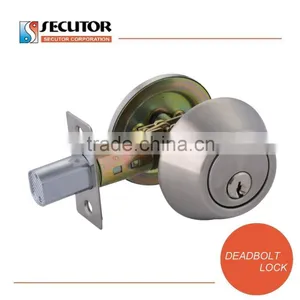 Full Brass Key Deadbolt Lock for Door Bedroom thumbnail-5