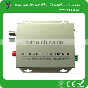 2Ch Video With 1Return Data Fiber SM 20km Fiber Video Converter thumbnail-1