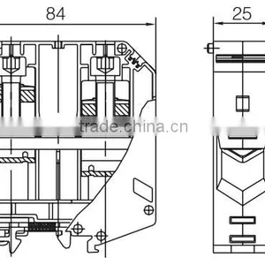 SEK-95 Large Current Din Rail Terminal Connector thumbnail-6