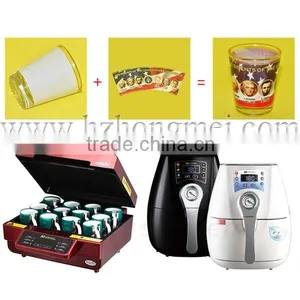 Custom Hot New Products for 2015 /Glass Cup Heat Transfer Materials /15 oz Opal Glass Mug thumbnail-1