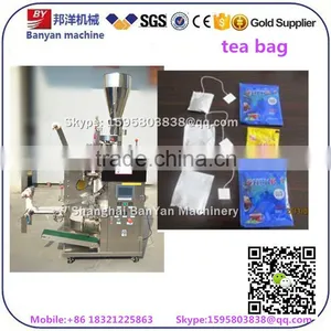 Full Automatic Double Bag Tea Packaging Machine With Cotton Thread and Tag thumbnail-1