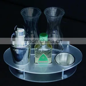2015 Customized Acrylic Bottle Service Trays thumbnail-2