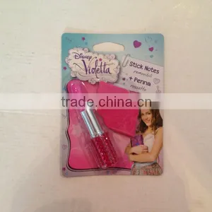Lipstick Ball Pen With Lipstick Stick Notes thumbnail-1