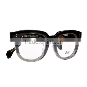 WHIM Retro Round Full Frame Handmade Acetate Glasses Frame thumbnail-6