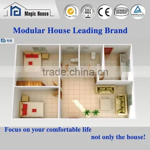Fast Constructed Well Designed Build-in Steel Structure Modern Three Bedroom Prefab House Supplier's Choice thumbnail-2