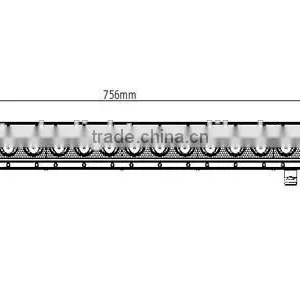 30 Inch 90w LED Light Bar Off Road LED Driving Light Bar 4X4 LED Work Light Bar thumbnail-4