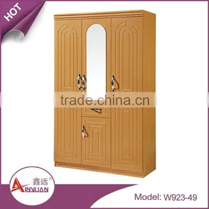 Apartment/dormitory Saving Space Simple Design Cheap Wooden 2 Door Almirah Cabinet thumbnail-2