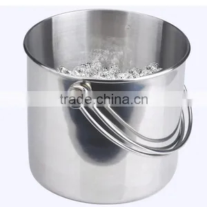 Fixed Handle Round Galvanized Metal Ice Cooler Beer Bucket thumbnail-5