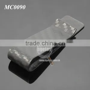 Box Packing High-grade Aristocratic Family 100% Real Matt Color Carbon Fiber Money Clip Wallet thumbnail-3