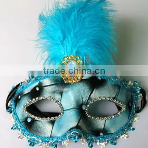 Fashion Beautiful Mask Party With Feather for Halloween MK-1018 thumbnail-1