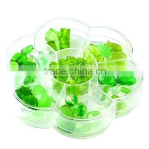 Jewelry Plastic Bead Box 7 Grid Organizer Box thumbnail-1
