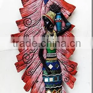 Wholesale Polyresin Leaf Shape Wall Hanging thumbnail-2