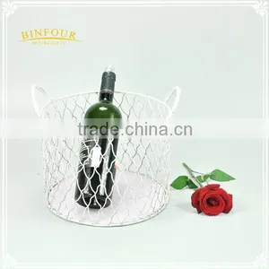Iron Cookware Storage Basket Home Daily Kitchen Storage Container thumbnail-1