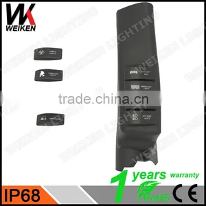 WEIKEN Auto Switch Car Offroad Switch Panel, Led Push Switch Truck jk Wrangler A Pillar Switches thumbnail-1