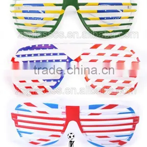 Factory Custom Gift Sunglasses Funny Crazy Rock Party Shutter Shades Sun Glasses/eyewear/frame Printing Logo OEM Quality Choice Mos thumbnail-1