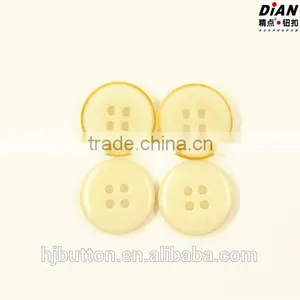 2016 DIAN White Color Natural Corozo Buttons With 4 Hole and Burnt Effect thumbnail-3