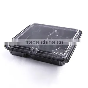 KW3-1103 Disposable Freezer Microwave Fast Food Lunch Box Container (264*264*48mm) thumbnail-2