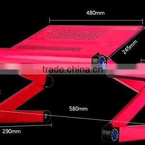 Wholesale Morden Wooden Laptop Table Bed Computer Desk thumbnail-3