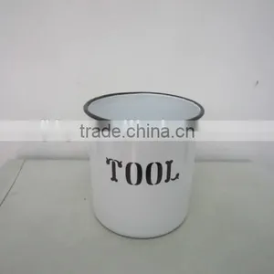High Quality Enamel Tool Holder, Enamel Pot thumbnail-1