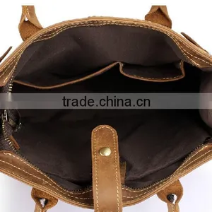 Retro Design Beautifully Packaged Quality Leather Soft and Delicate Retro Man Bag Handmade Leather Bag thumbnail-2