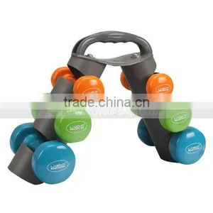 VINYL/NEOPRENE DUMBBELL SET thumbnail-1
