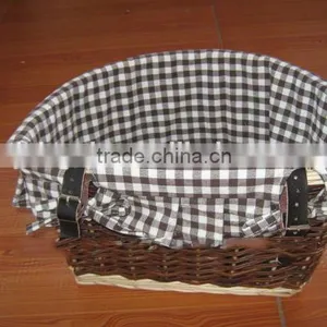 Wholesale Good Quality Wicker Basket for Bicycle thumbnail-3