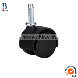 ISO Certificated China 1.5" Removable Double Plastic Small Caster Wheels for Cleaner thumbnail-2