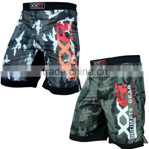 XXR Camo MMA Fight Shorts UFC Cage Fight Grappling Muay Thai Boxing All Sizes thumbnail-1