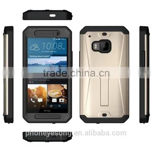 3 in 1 Hybrid Defender Combo Case for With Stand for HTC ONE M9 thumbnail-4