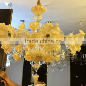 Modern Chandelier Lighting , Crystal Chandelier Lamp With E27 Bulb thumbnail-2