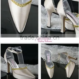 Gold 2011 Hot Sale Wedding Shose WS-030 Modern Style Popular Designer thumbnail-1
