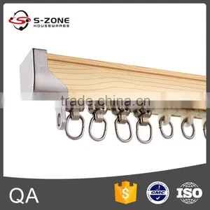 Golden Plastic Runner Curtain Track Made in China thumbnail-3