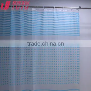 Cheap Water Proof Stripe Shower Curtain For Hotel And Home thumbnail-1