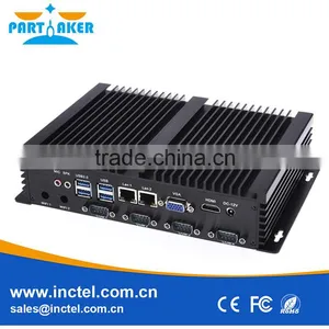 Top Quality Wholesale 1*Mini PCIE Msata SSD+1* 2.5" HDD/SSD Durable Fanless Mini Industrial Pc thumbnail-1
