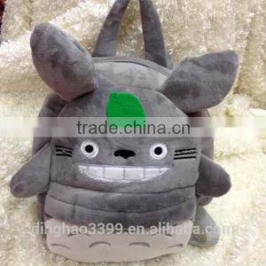 Hot Sell Plush Backpack Cute Totoro Backpack Japan Comic Shape Backpack thumbnail-2