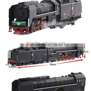 861WB Classic Retro-style Alloy Model Train Steam Locomotive Sound and Light Back Toys HO Scale 1:87 Quality Choice thumbnail-3