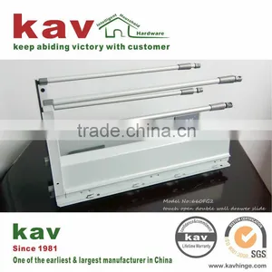 Handle Free Touch Open Undermount Tandem Box Drawer Slide thumbnail-1