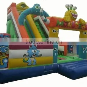Happy Hop Inflatable Bouncer-9517 Giant Children Inflatabtable Super Crocodile Water Slide thumbnail-1