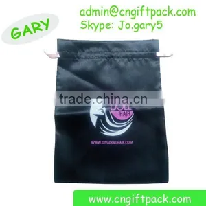 Black Tassel Hair Packaging Bags Silk Bags With Printed Logo thumbnail-5