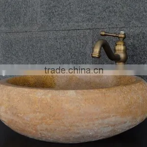 Natural Hotel Bathroom Cobblestone Vanity Tops thumbnail-1