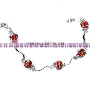 Online B2B!! Steraling Silver Amethyst Bracelets Semiprecious Buy Gemstone Jewellery Online thumbnail-1