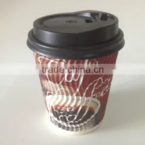 Disposable no Harm Paper Coffee Cup With Lid thumbnail-2
